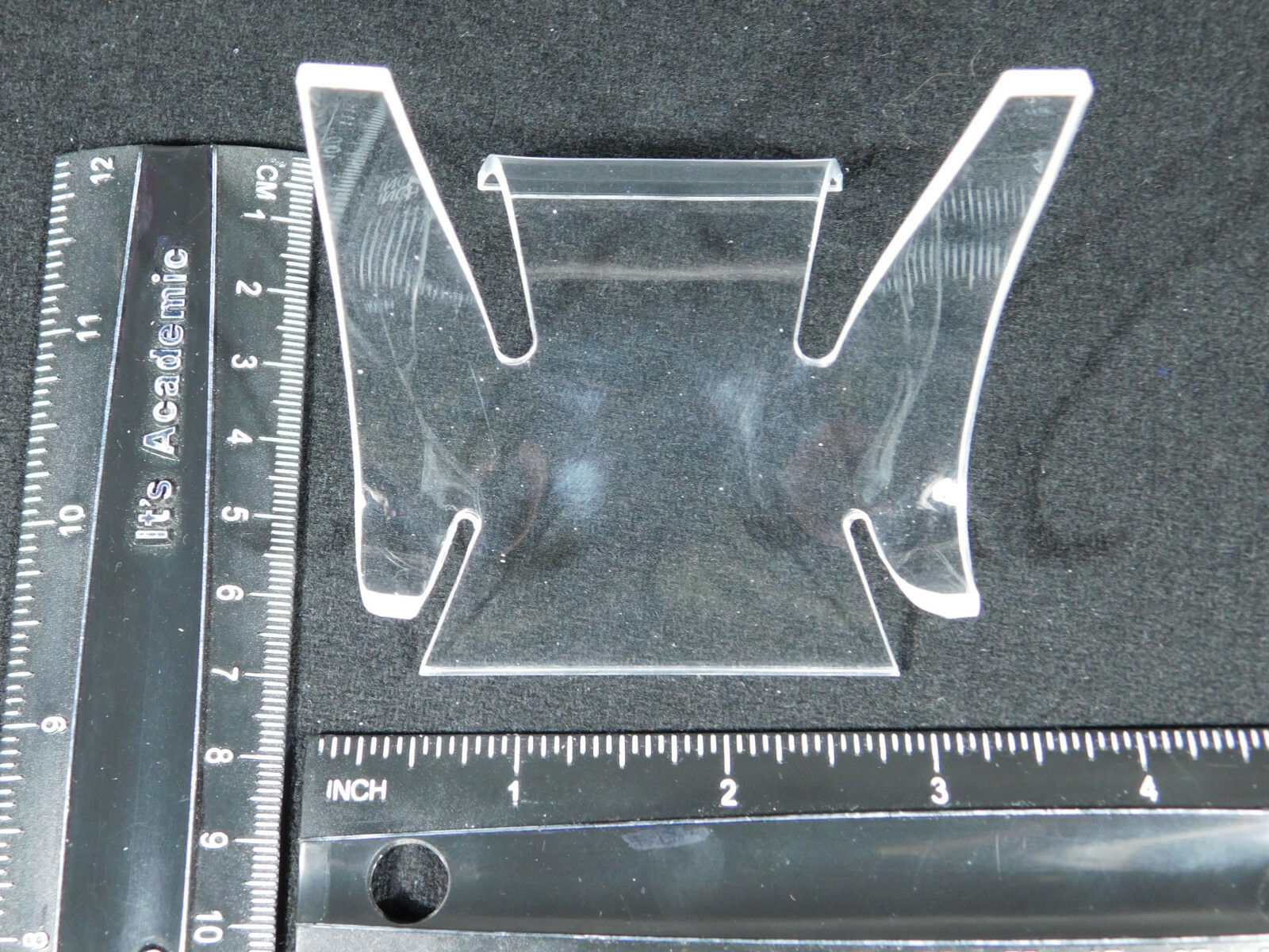 Easel Display Stand Medium Sized Clear LUCITE