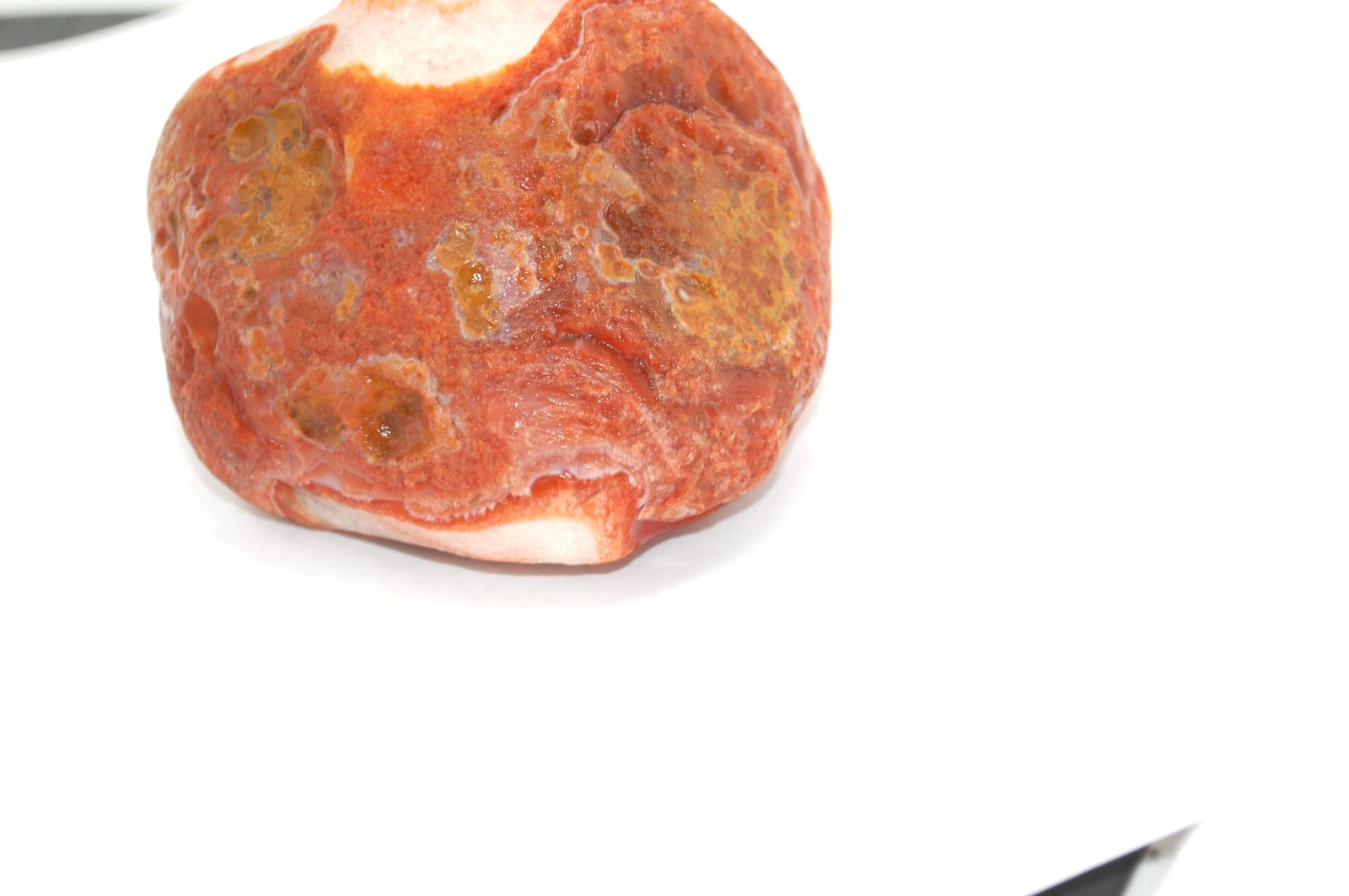 AGATE LAKE SUPERION AGATE 14.9 OZ 3 3/8″ X 3″ X 2″. MINNESOTA AGATE