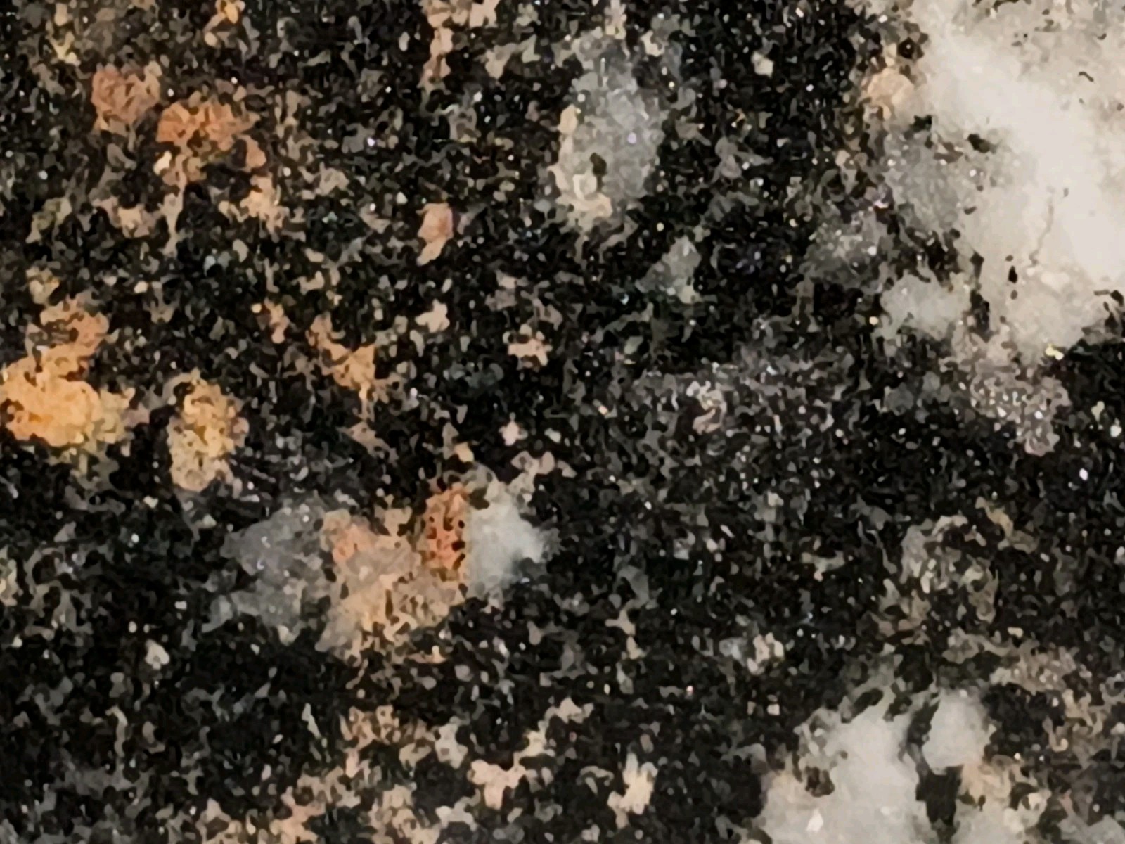 918g Pilot Knob Magnetite Pyrite Chlorite Amphibole Ore Iron County MO Slab