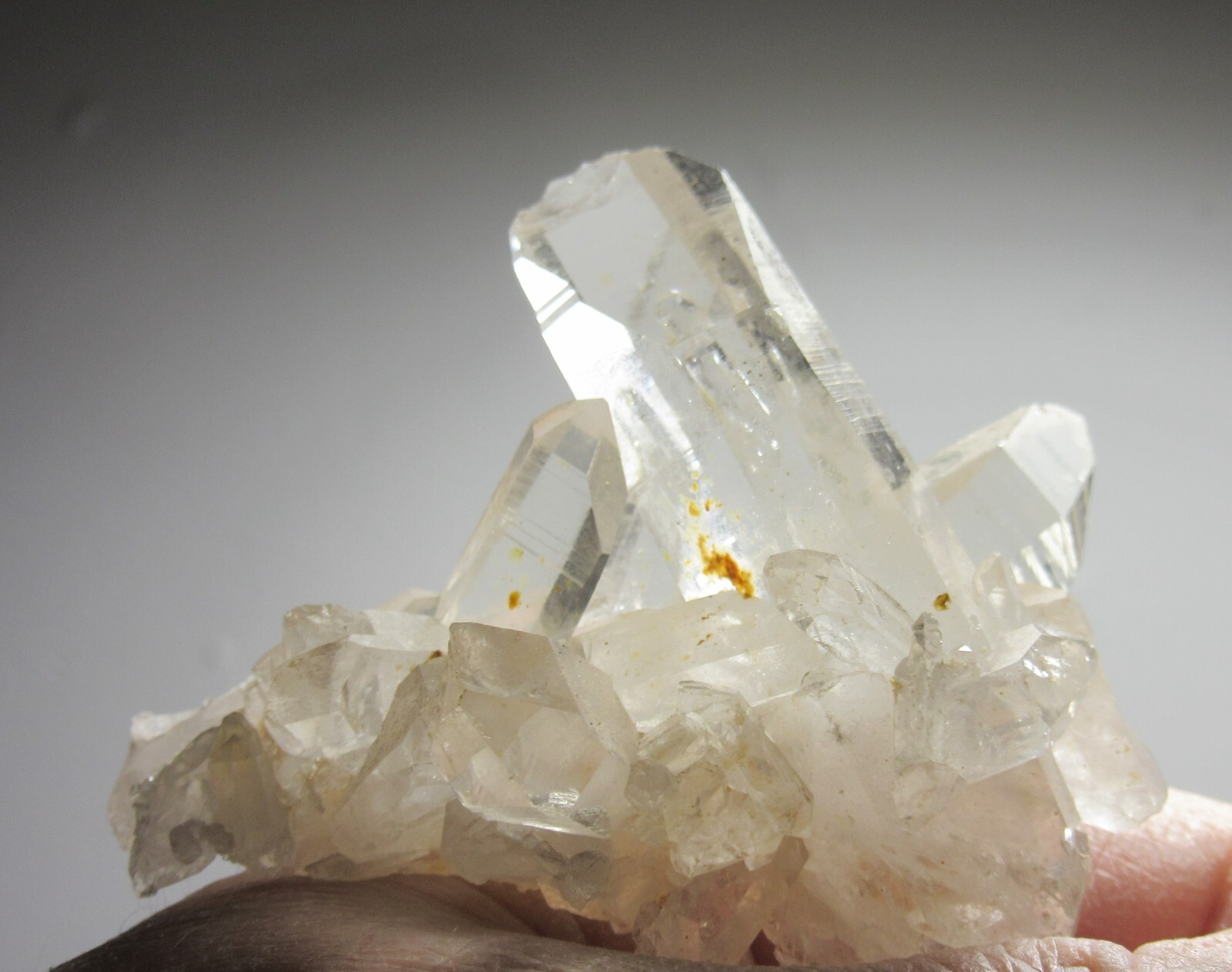 Arkansas Natural Quartz Crystal 2 3/8″ Cluster Collectible Reiki MIAQC-1