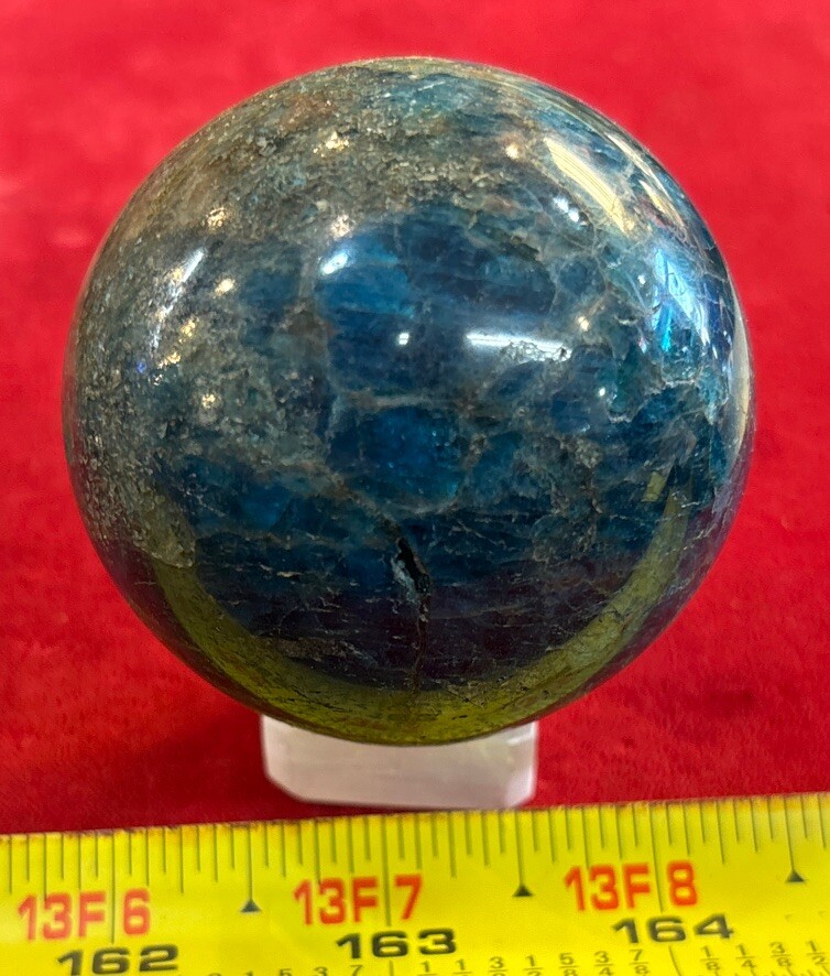 2 1/2” Blue Apatite Sphere 340 Grams