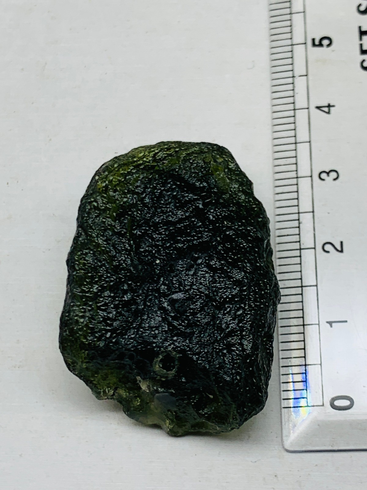 TOP Moldavite Raw Moldavite Crystal from Czech Republic PICcertificate 68CT