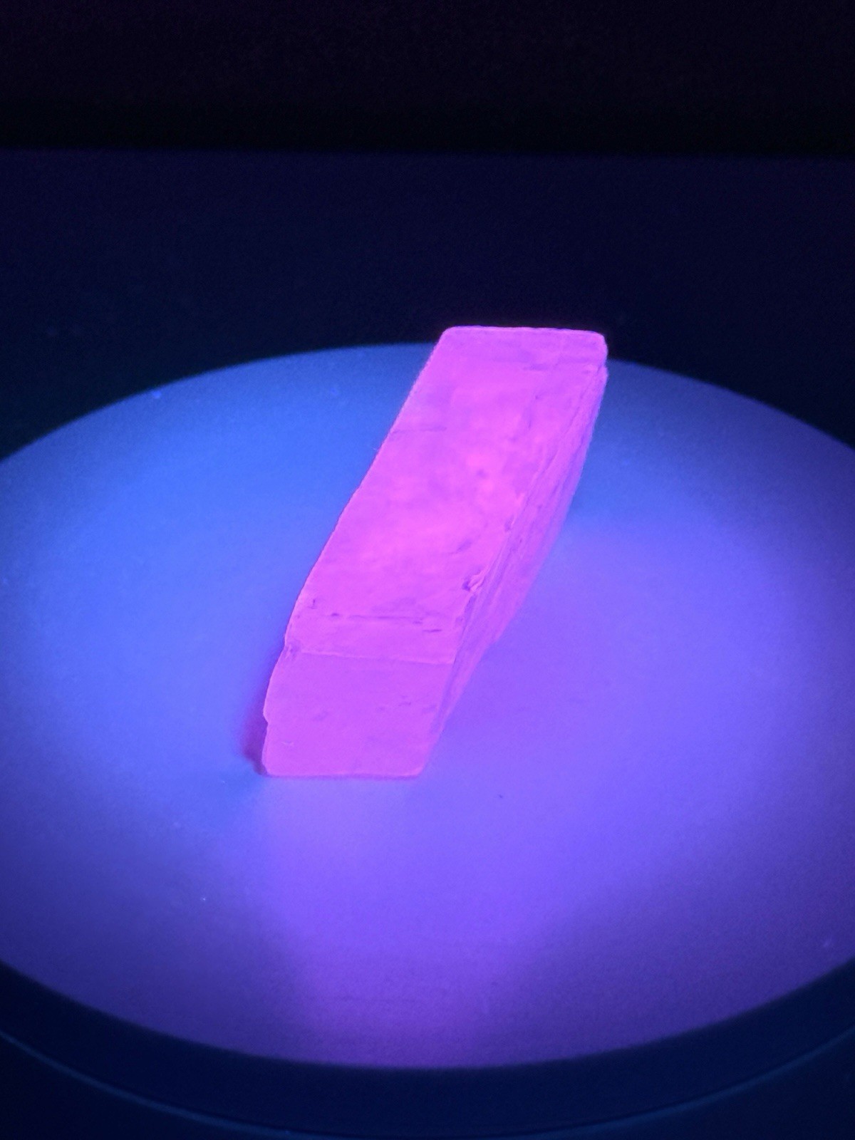 STUNNING Iceland Spar Calcite Crystal Specimen w/ Terlingua-like Fluorescence