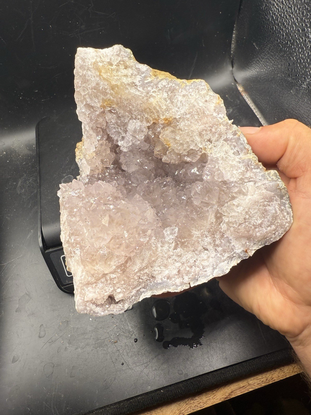 Rare Indiana Amethyst Geode Light Lilac Purple Ametrine 5,450 Carats All Natural
