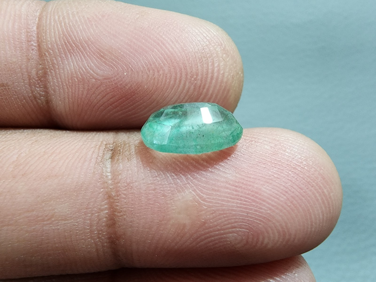 Beautiful Zambian Emerald Oval Shape 3.10 Crt Rare Green Faceted Loose Gemstone