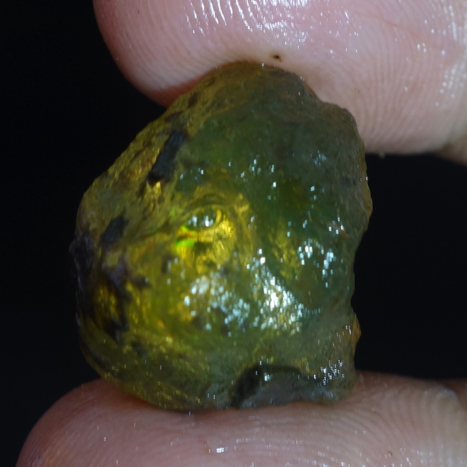 16.00 Cts 100% Natural Welo Fire Ethiopian Oil Opal Rough Cab Gems Ring Nacklace