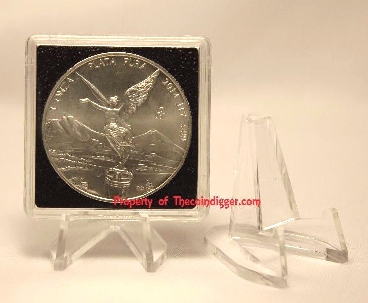 10 Display Stand Easel for Rock Fossil Mineral Geode Agate Stands Air-tite CLEAR