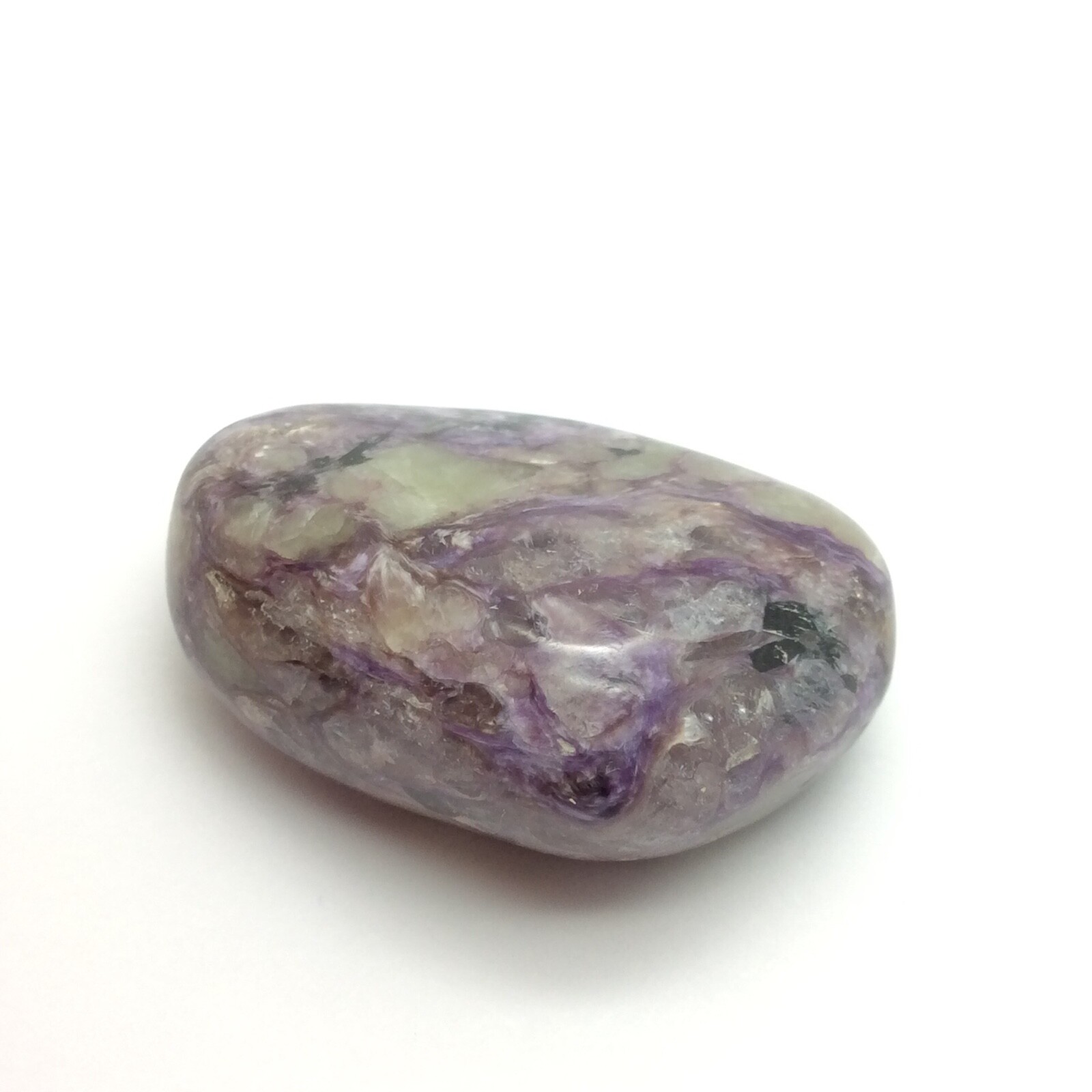 Charoite Pebble Purple Gem Stone Polished River Specimen Siberia #5