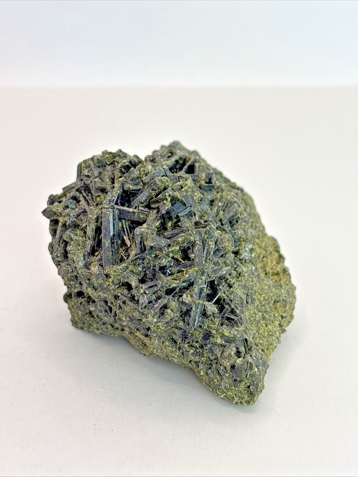 Beautiful Green Epidote Crystal Specimen 170 Grams