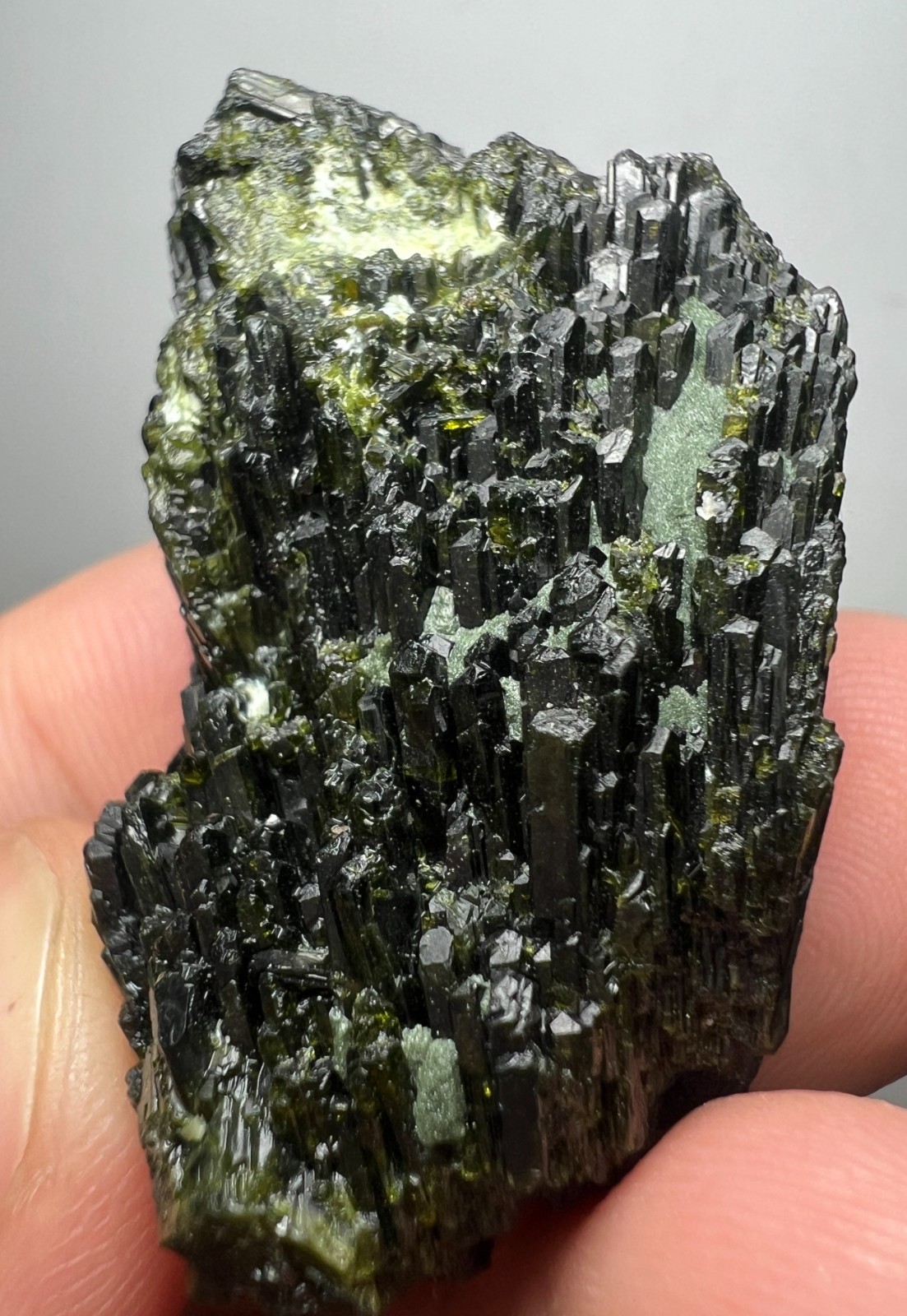 173 Natural Green Epidote crystal bunches from Balochistan Pakistan