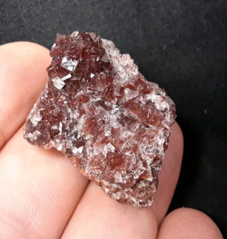 13 Piece Lot of FLUORITE with CALCITE from Chihuahua, Mexico (2 Pounds)