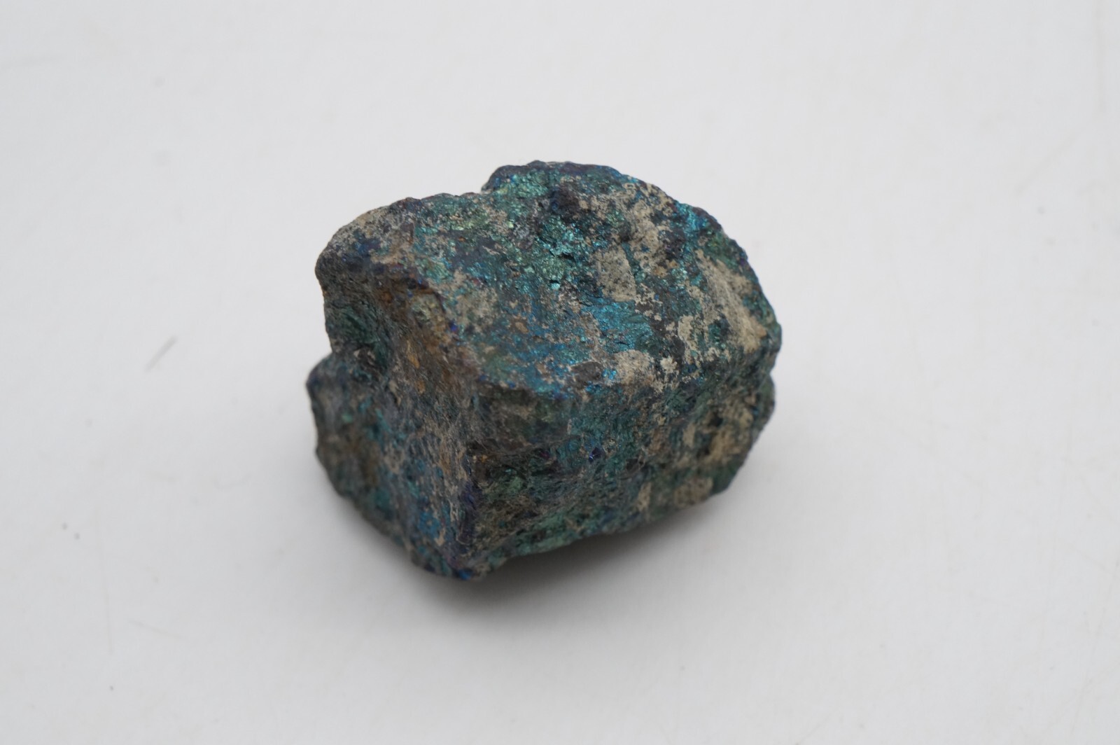 Blue and Teal Peacock Copper Stone Rock Chalcopyrite or Peacock Ore 116gr 4.1oz