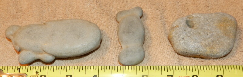 FAIRY STONE CONCRETION 2.0 to 4.0 Lot of 3 Concretions Stones