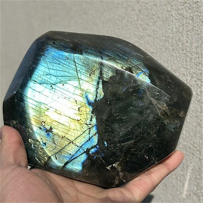 1.56kg Natural Labradorite Quartz Crystal Spectrolite Mineral Reiki healing