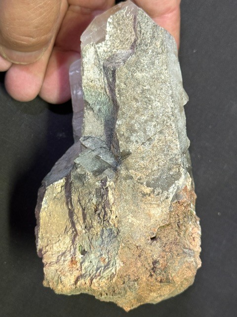PHENOMENALLY FLUORESCENT /PHOSPHORESCENT 5″ CALCITE CRYSTAL ,COLORADO