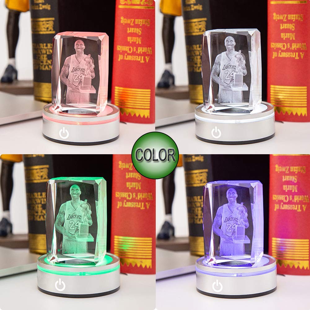 IFOLAINA LED Light Base Lighted Display Stand for Crystal 3D Photo Glass Art …