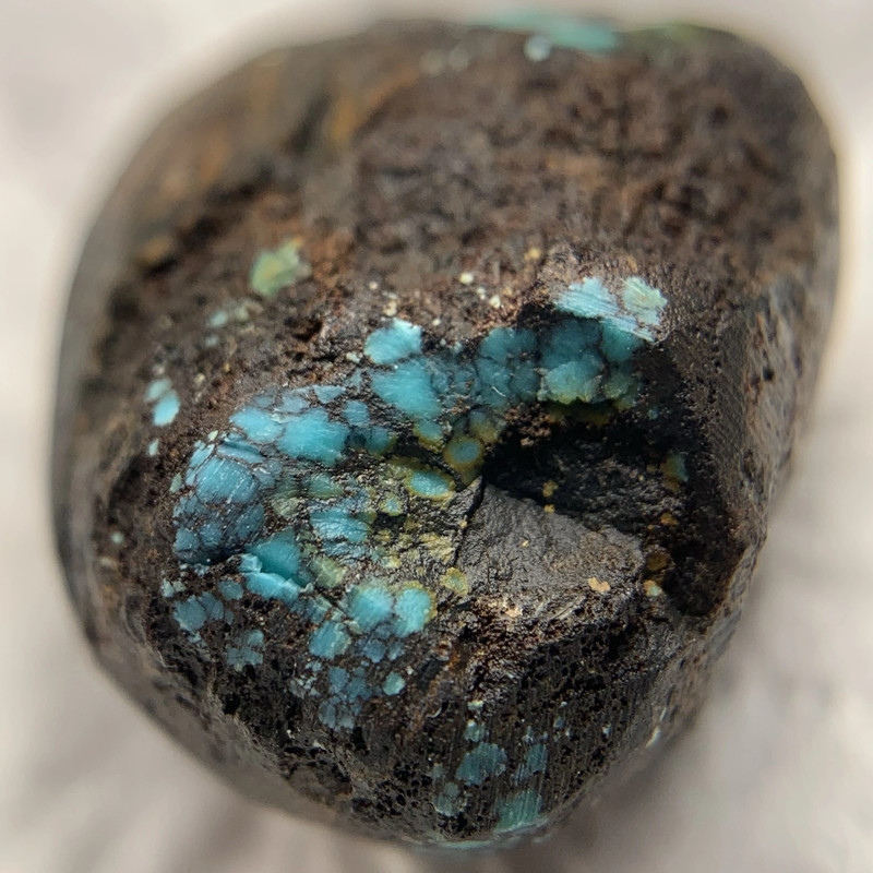 100% Natural Cloud Mountain Blue Green Turquoise Rough Specimen 31G