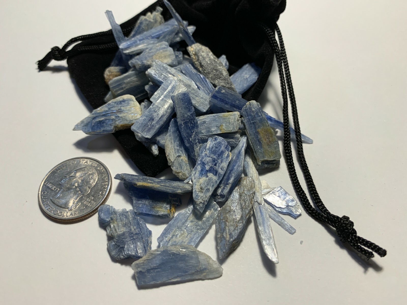 Natural Blue Kyanite Blades Pieces Crystal US Seller