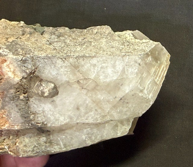 PHENOMENALLY FLUORESCENT /PHOSPHORESCENT 5″ CALCITE CRYSTAL ,COLORADO
