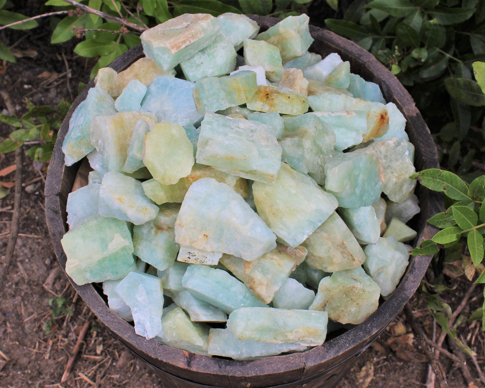LARGE Rough Aquamarine Natural Chunk, 2″ – 3″ (Raw Aquamarine, JUMBO)
