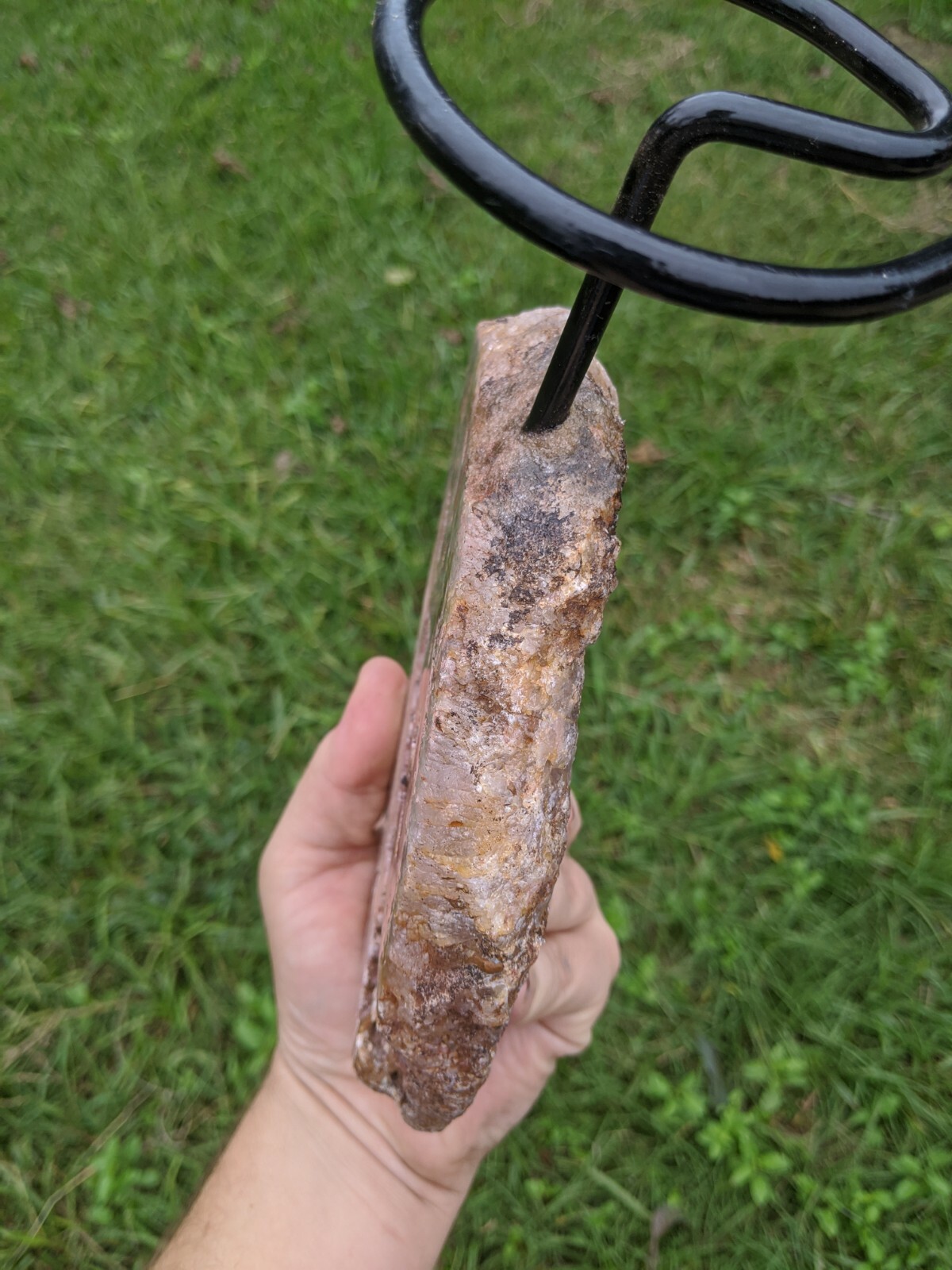2.2lb Big Rose Pink Amethyst Crystal Cluster Display Quartz Geode