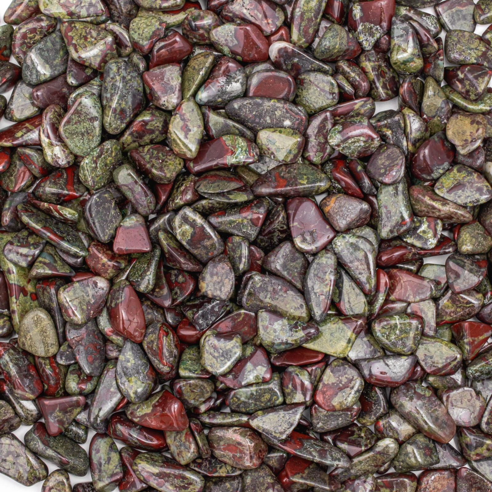 25g Tumbled Dragons Blood Jasper Gemstone Crystals 5-20 Stones Bulk Gems Rocks