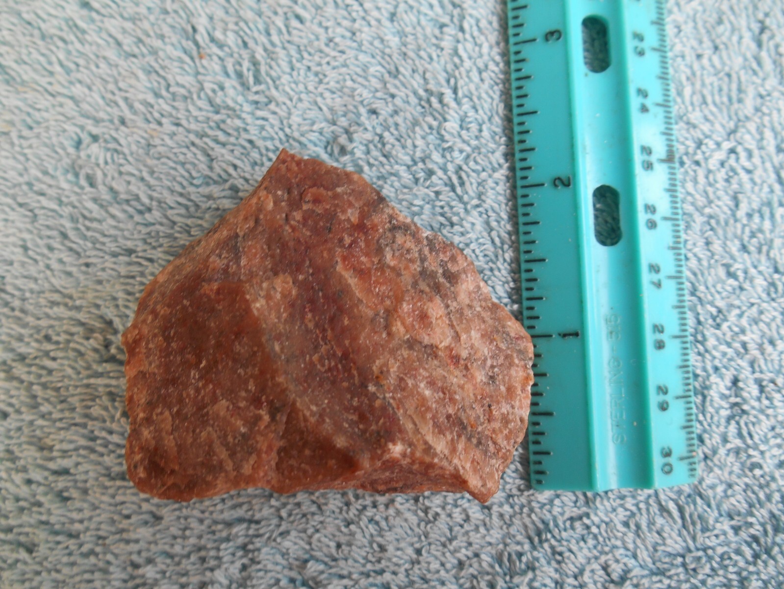 NATURAL Pink Aventurine QUARTZ STONE 2″ TALL X 2-5/16″ WIDE X 1″