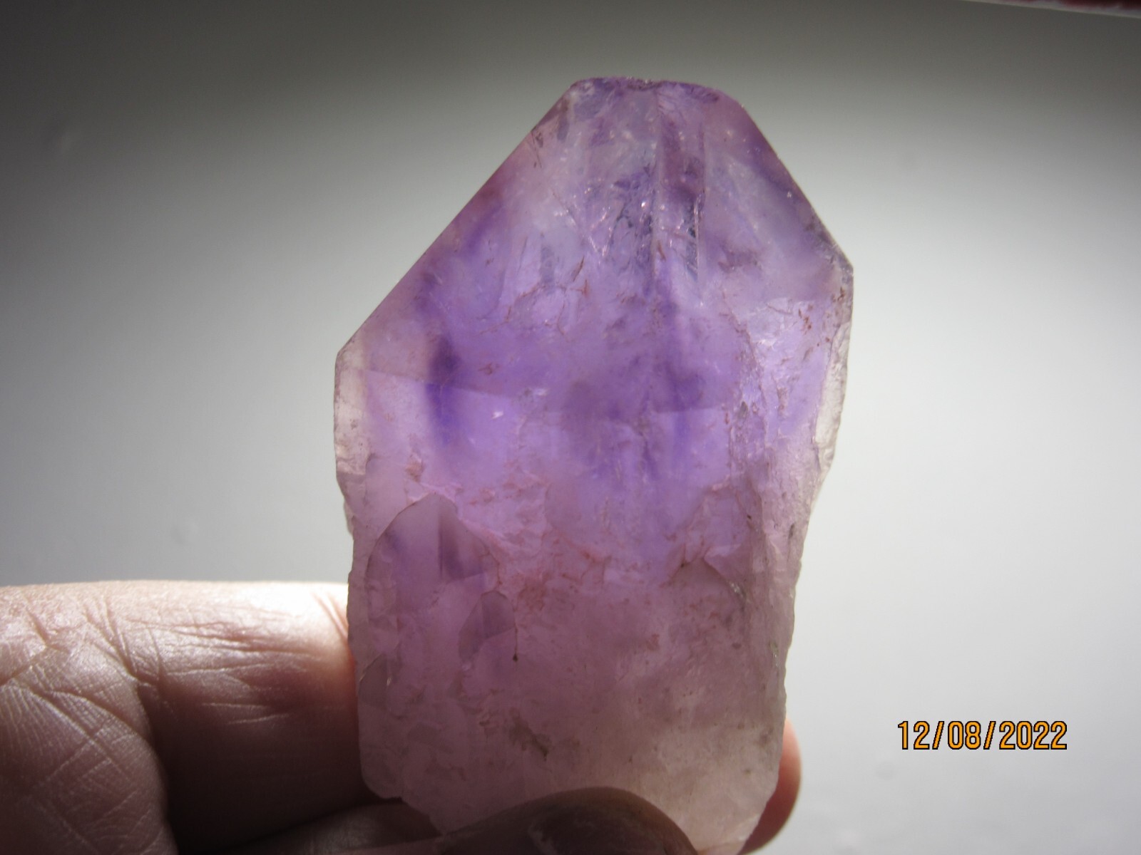 Amethyst Quartz Crystal Point 2 5/16″ Rough Collectible Reiki AQPR-1