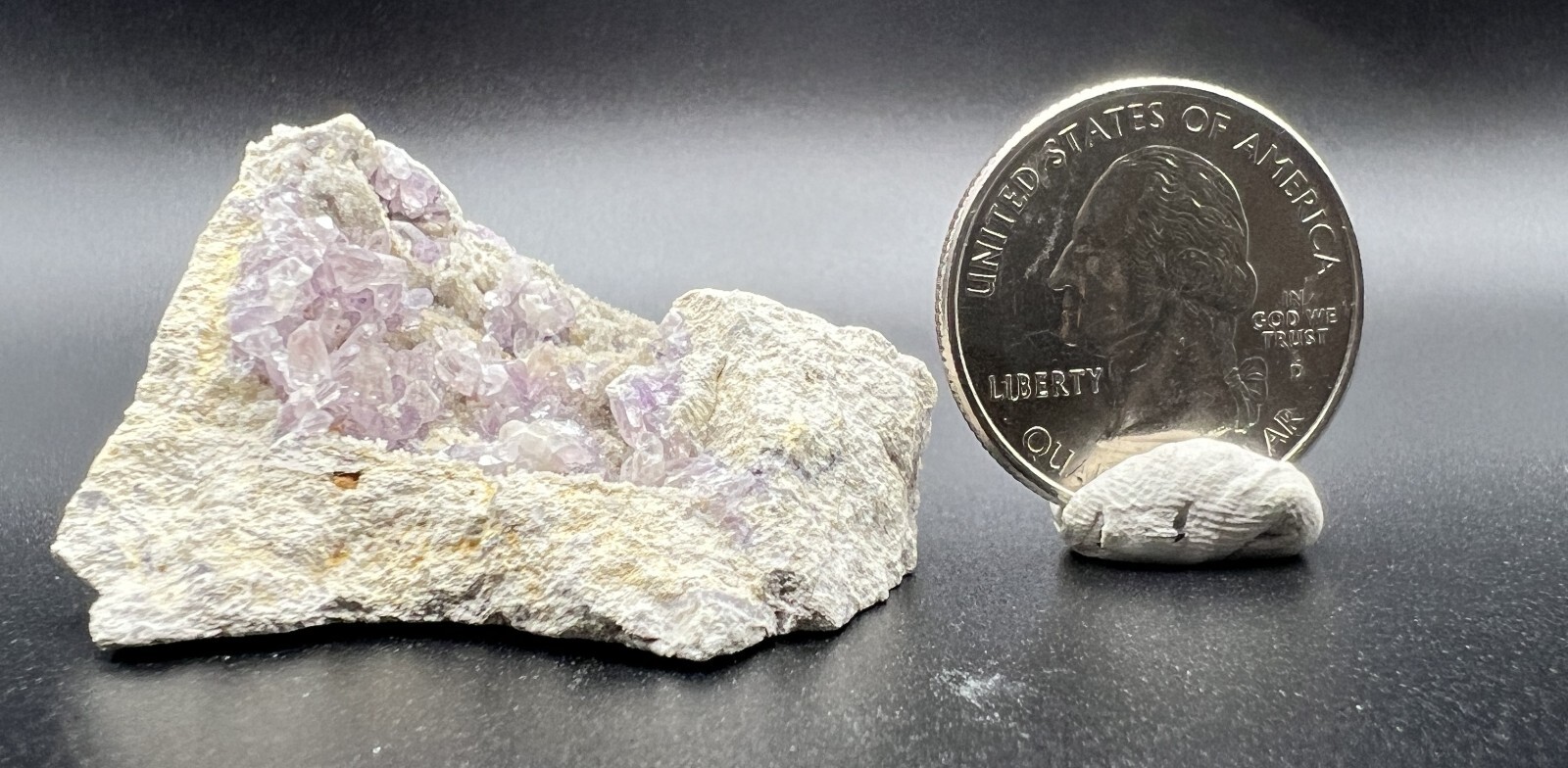 Lovely Amethyst Crystals with Quartz, Shamrock Mine, Churchill Co., Nevada