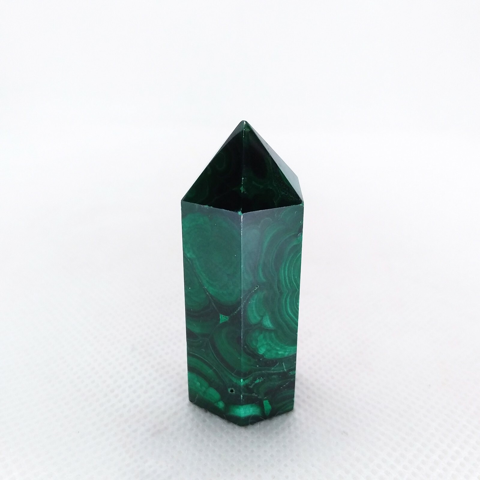 Malachite, 1 7/8″, point, tower, specimen, display, gemstone, #R-2806