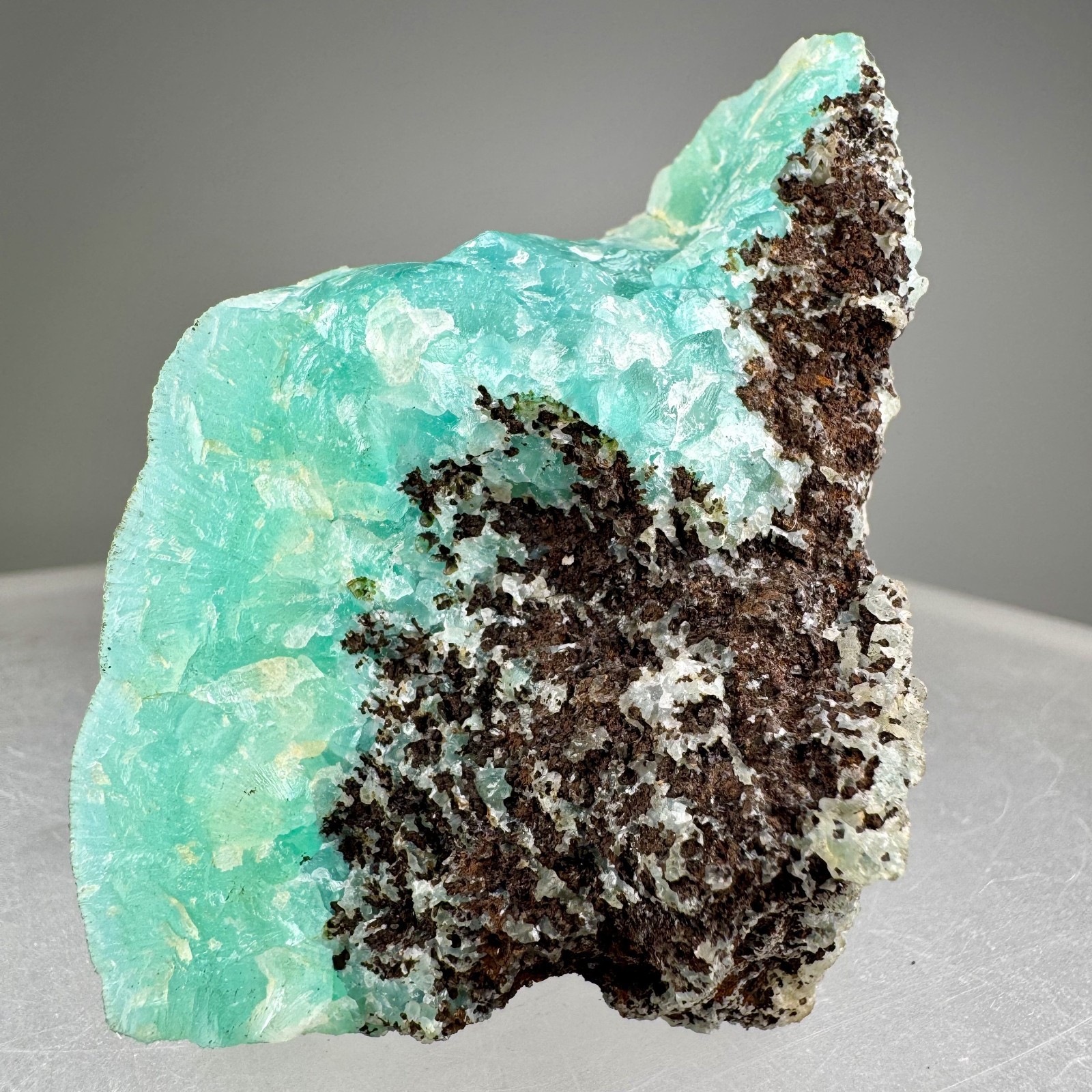 Fine Large Blue Smithsonite: Kelly mine, Magdalena, Socorro Co., New Mexico