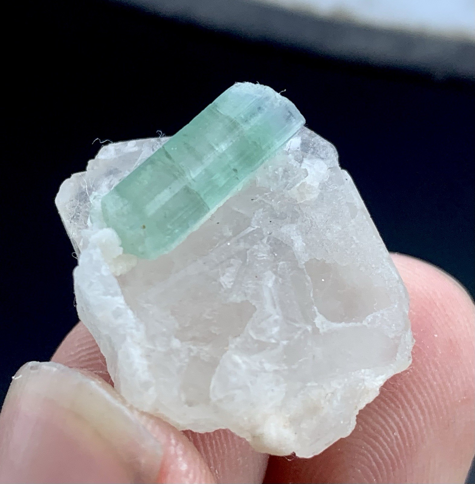 33 Cts Tourmaline Crystals Bunch With Specimen From Afghanistan.