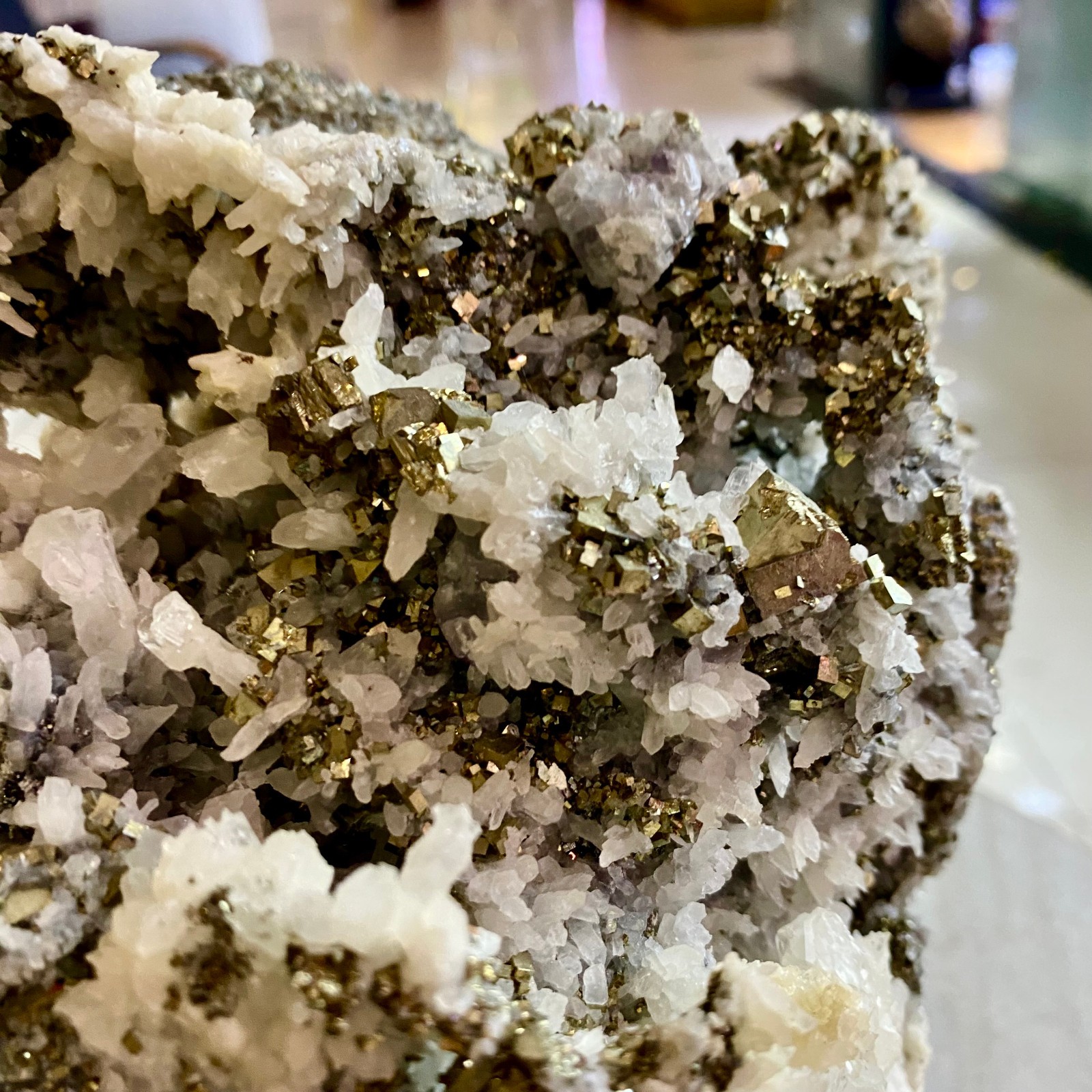 19.64LB Top natural chalcopyrite crystal mineral specimens