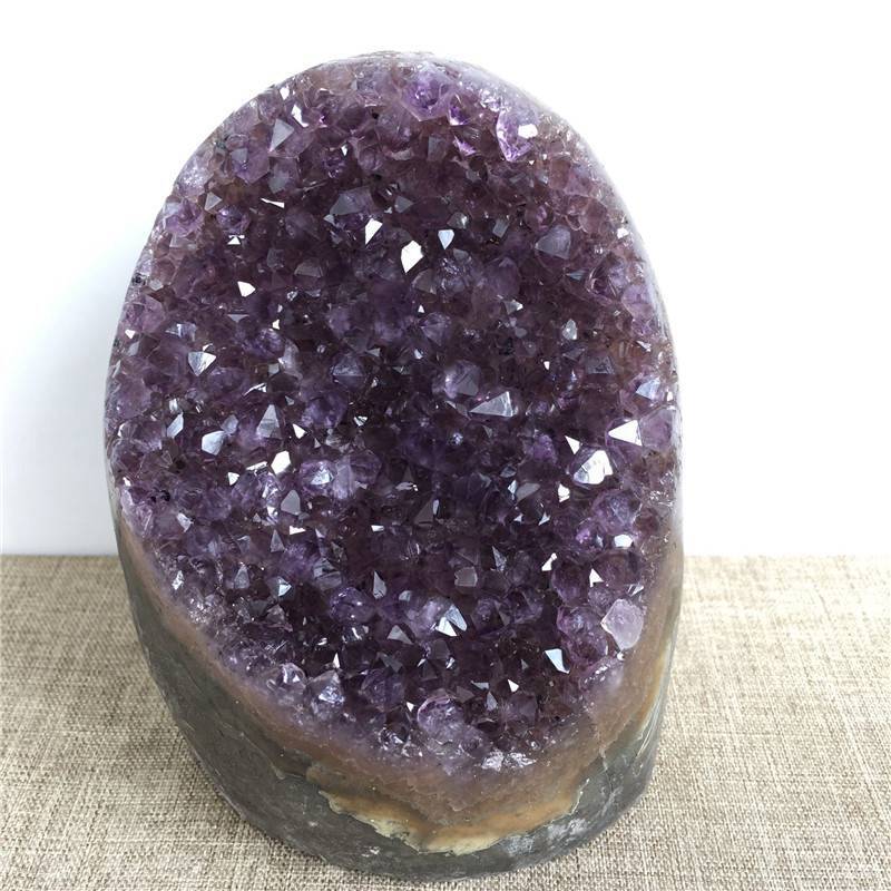 Natural Amethyst Quartz Crystal Cluster Healing Stone Geode Specimen Collections