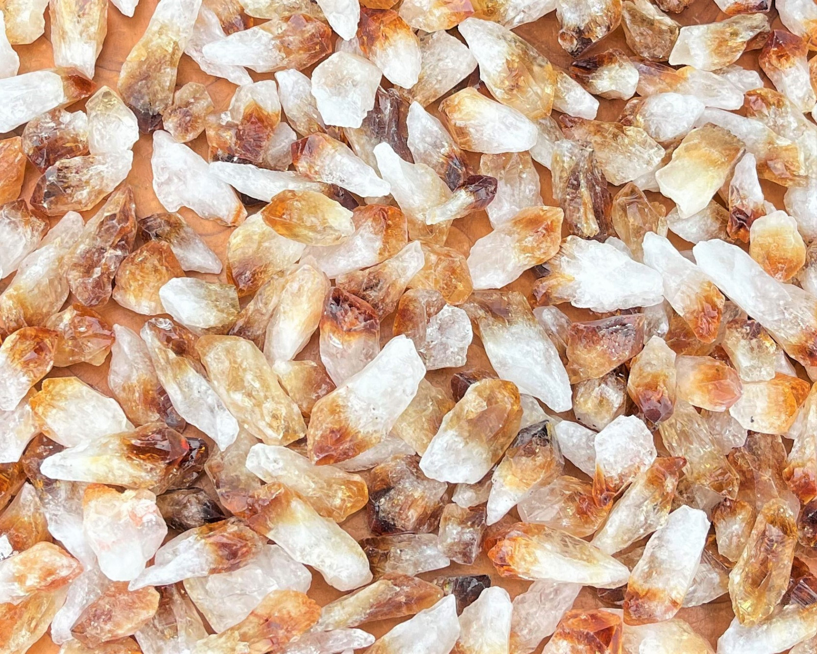 1/2 lb Bulk Citrine Points Crystal Collection in Box (‘A’ Grade Premium Citrine)