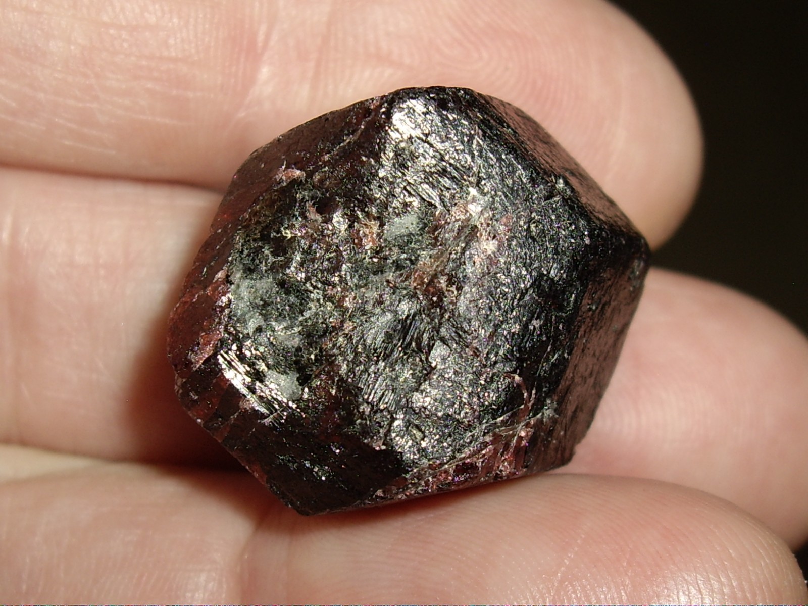 Deep Red Medium Large Almandine Garnet Crystal 25.5g