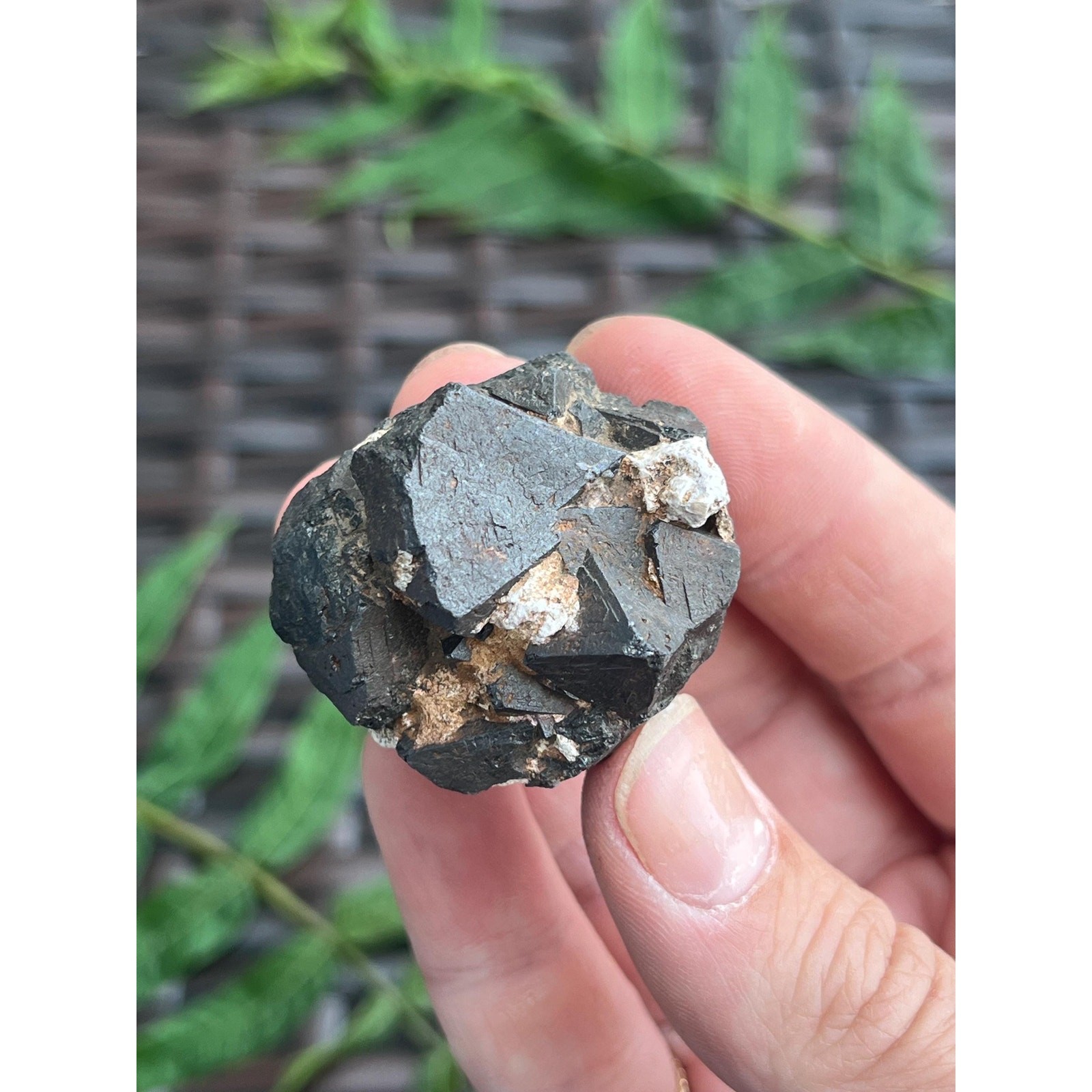 Raw Octahedral Magnetite Crystal Cluster from Utah | Natural Magnetite Specimen