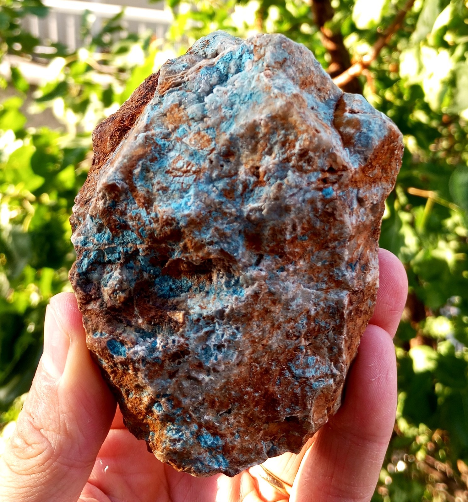 Gorgeous Colors Blue Laterite Cobalt Ore