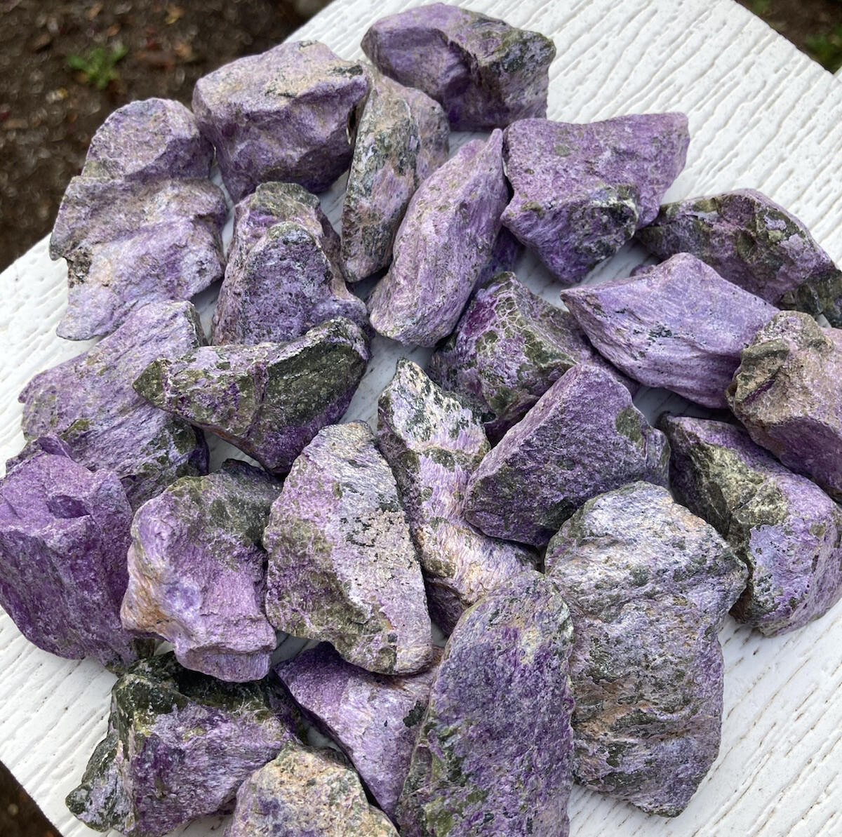 Natural STICHTITE & SERPENTINE Raw Healing Crystal Barberton South Africa 1.5-2″