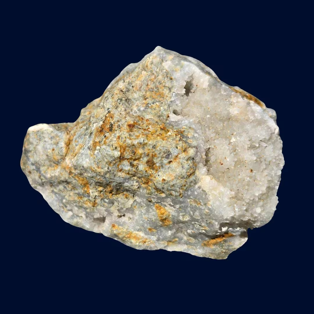 Virginia City Silver Ore 61g Druzy Quartz & Metallic Comstock Mine Specimen