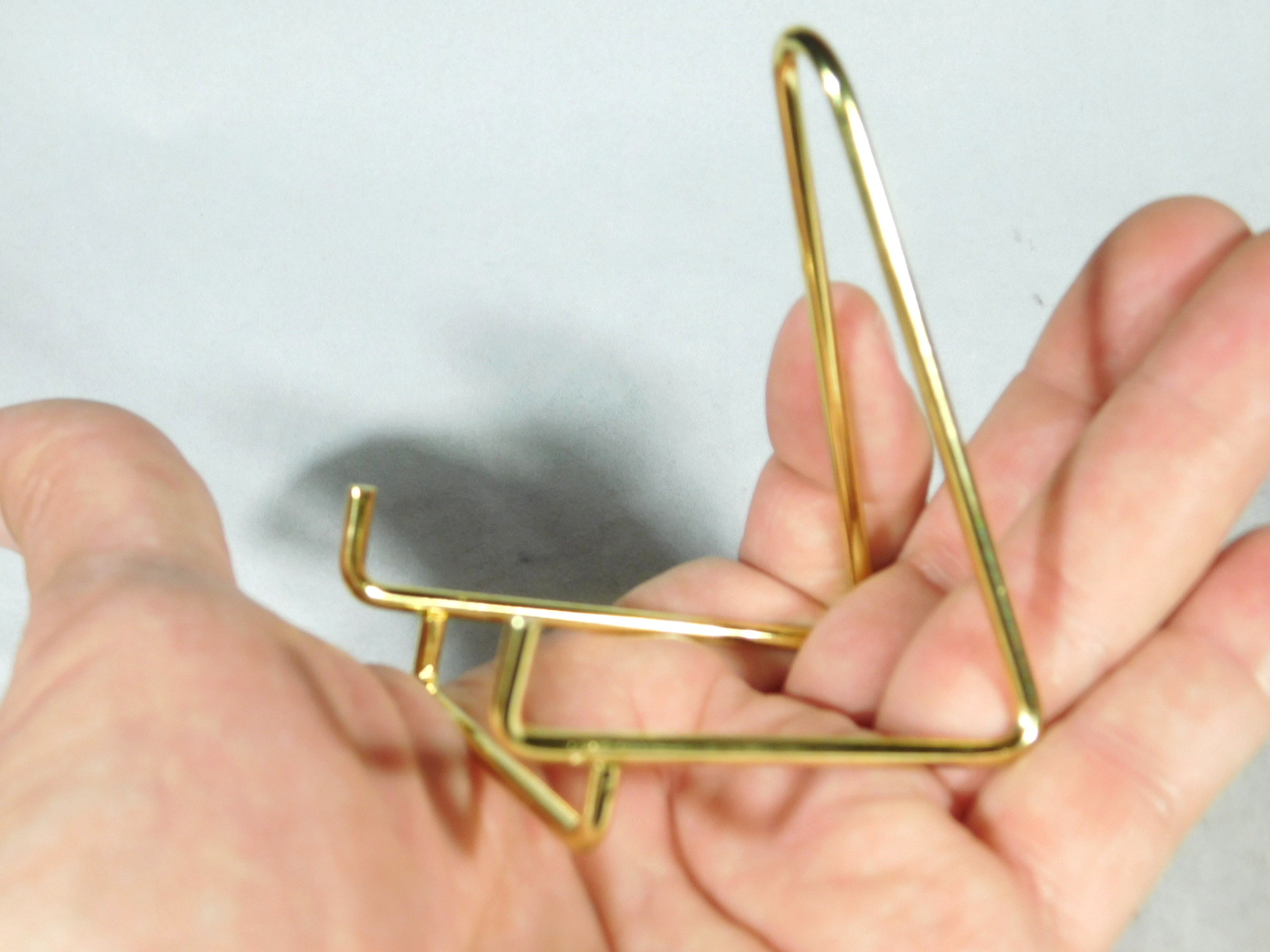 Easel Display Stand Small Size Gold Color