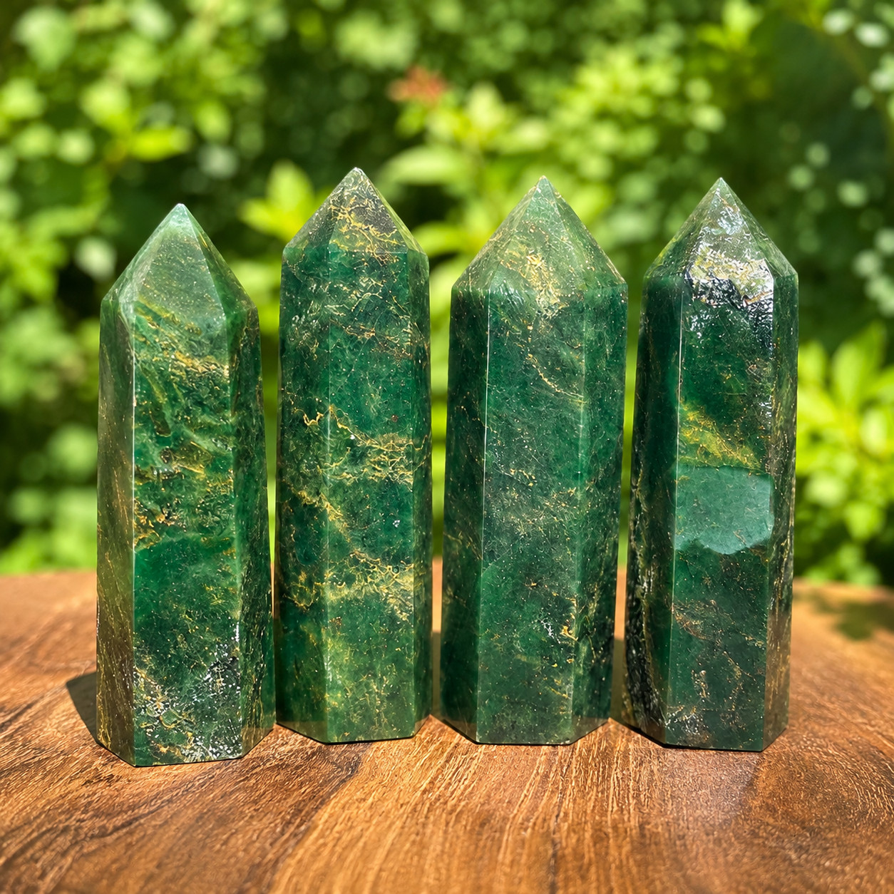 1 LB Wholesale Lot Natural Green Emerald Crystal Towers Healing Gemstone Points