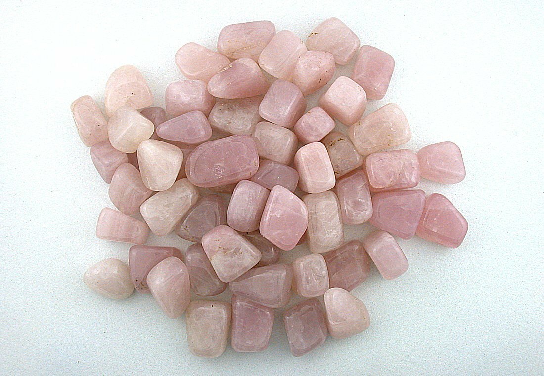 1/2 Pound Rose Quartz Tumble Polish Polished 1/2 To 9/10 Inch Gemstone T27