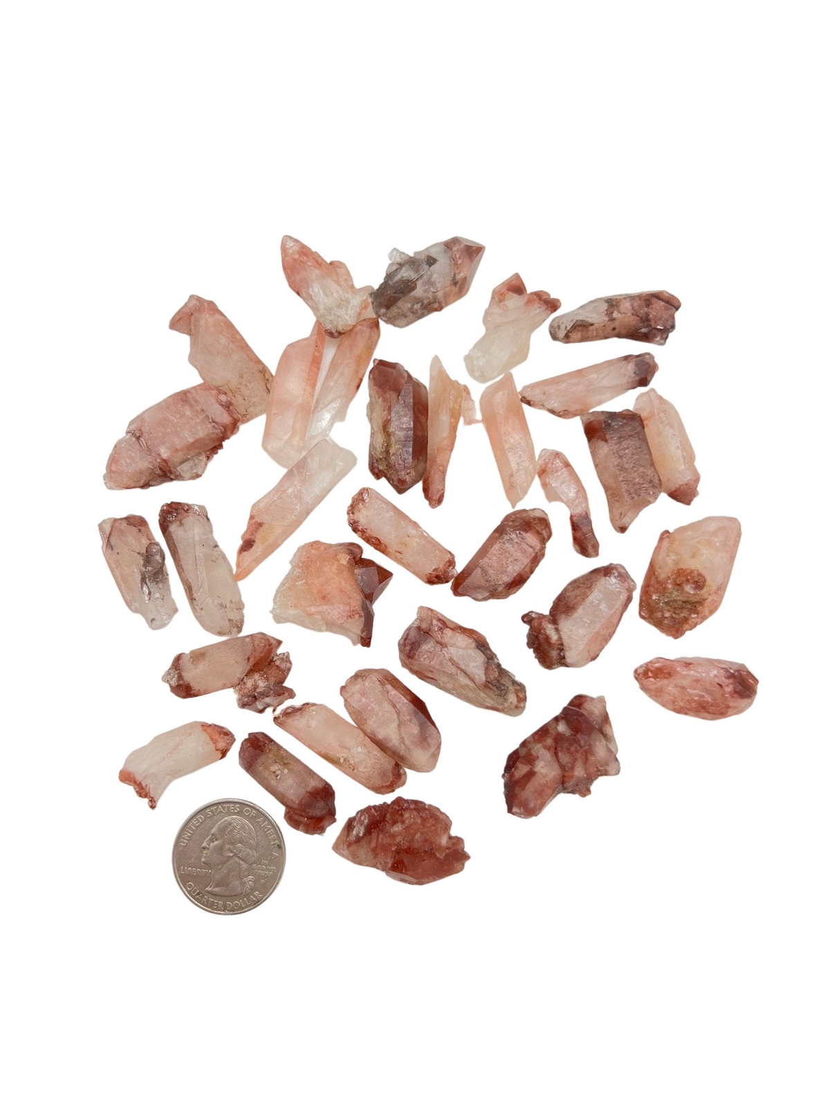 Raw Lithium Quartz Crystal, Natural Lithium Quartz from Minas Gerais, Brazil