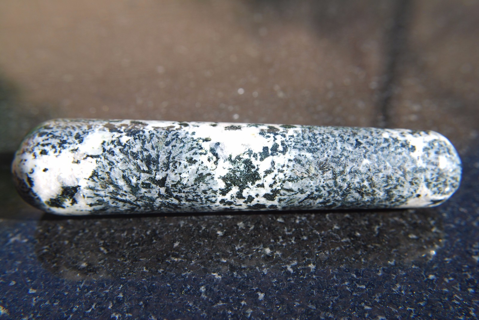 CHARGED Orbicular Granite (Volcanic) 4″ Massage Wand Healing REIKI 102g [RARE]