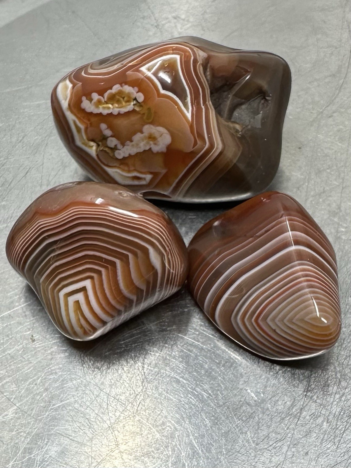 2.0oz Lake Superior Agate Bundle Of Polished Amazing Gemstones!