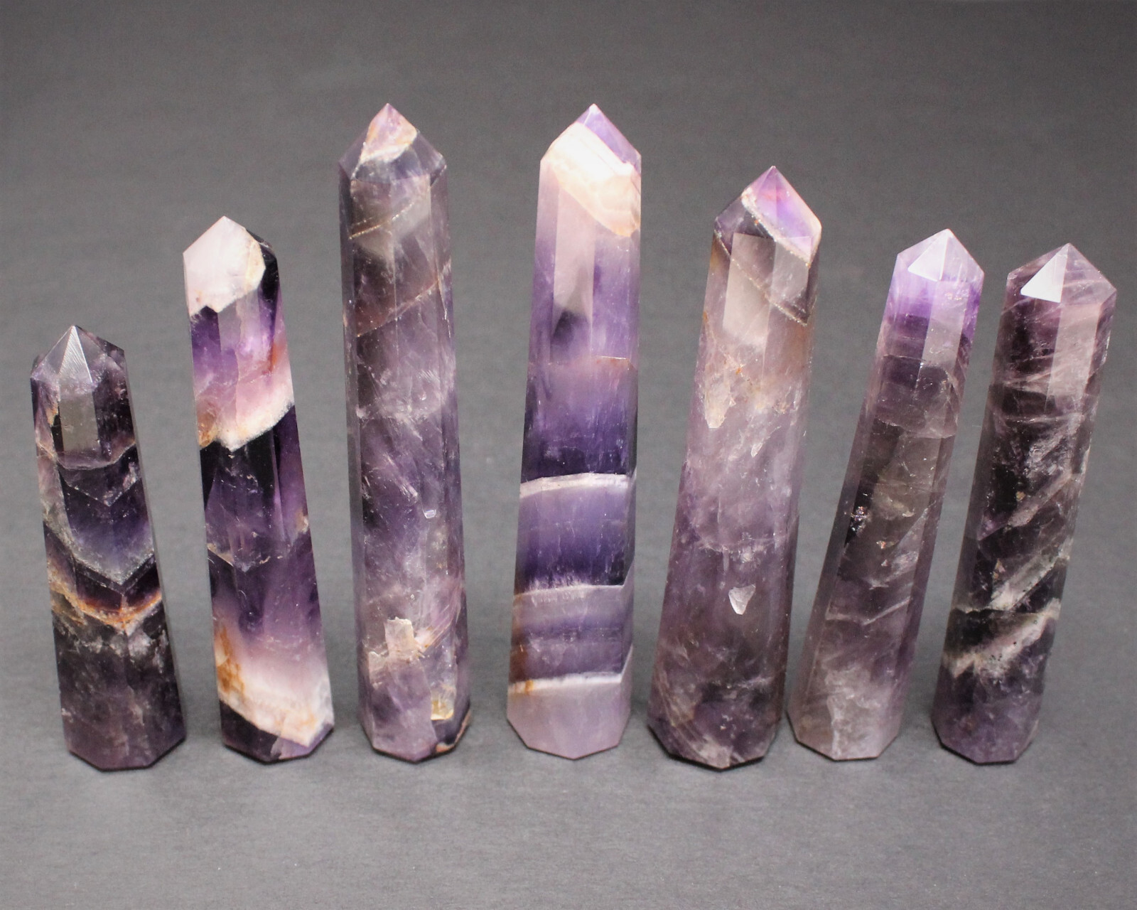 Amethyst Obelisk (8-Sided, ‘AAA’ Grade, Amethyst Crystal Tower, Amethyst Point)