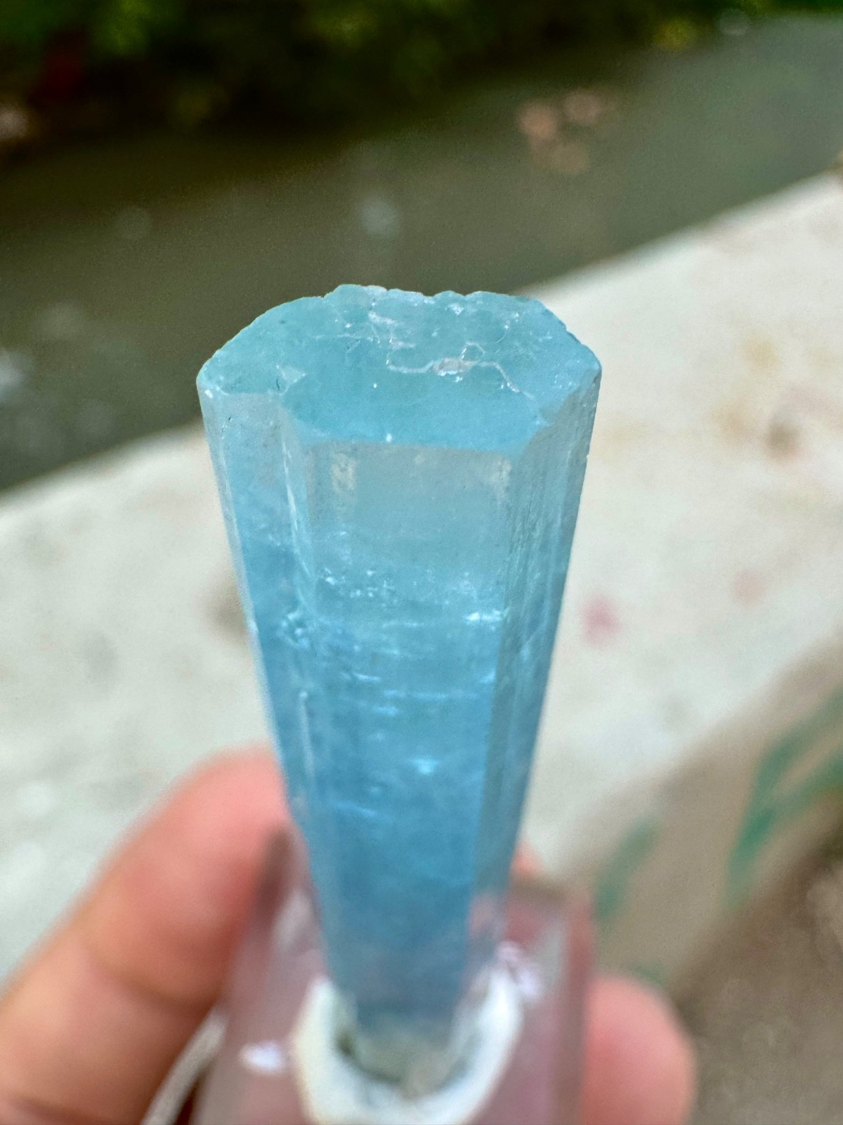 Natural Rich Blue Aquamarine Crystal , Shigar Valley , Skrdu @ Mineral Specimens