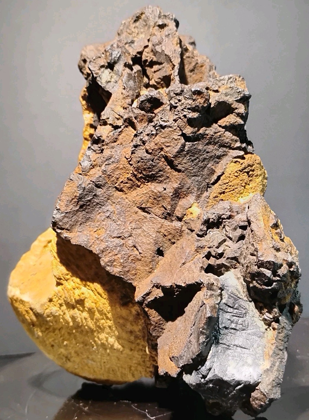 BEAUTIFUL BOXWORK HEMATITE w/ MASSIVE BARITE BALL PYRITE AND GALENA 4lb 12oz