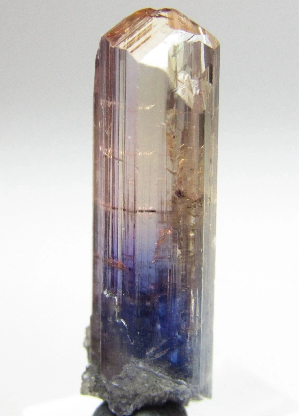 MIRACULOUS ULTRA RARE UNHEATED FANCY COLOR GEM TANZANITE CRYSTAL!!! TANZANIA